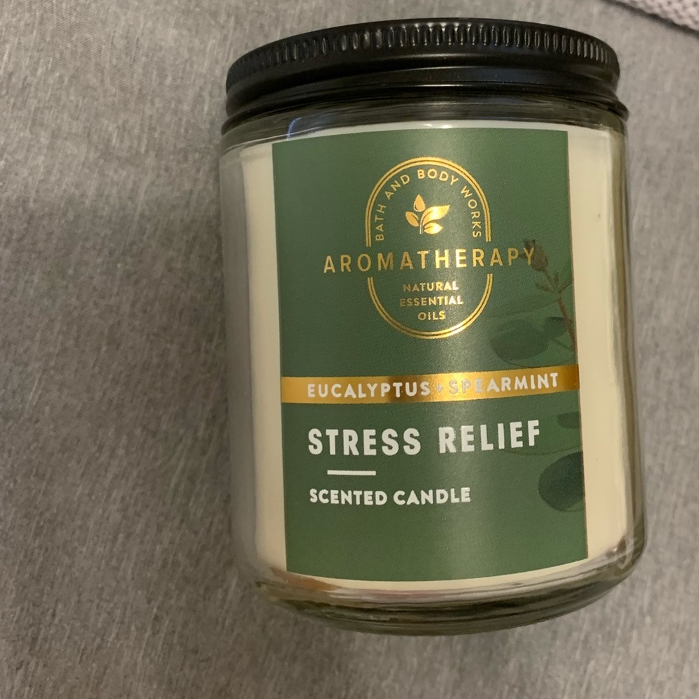 Stress relief candle